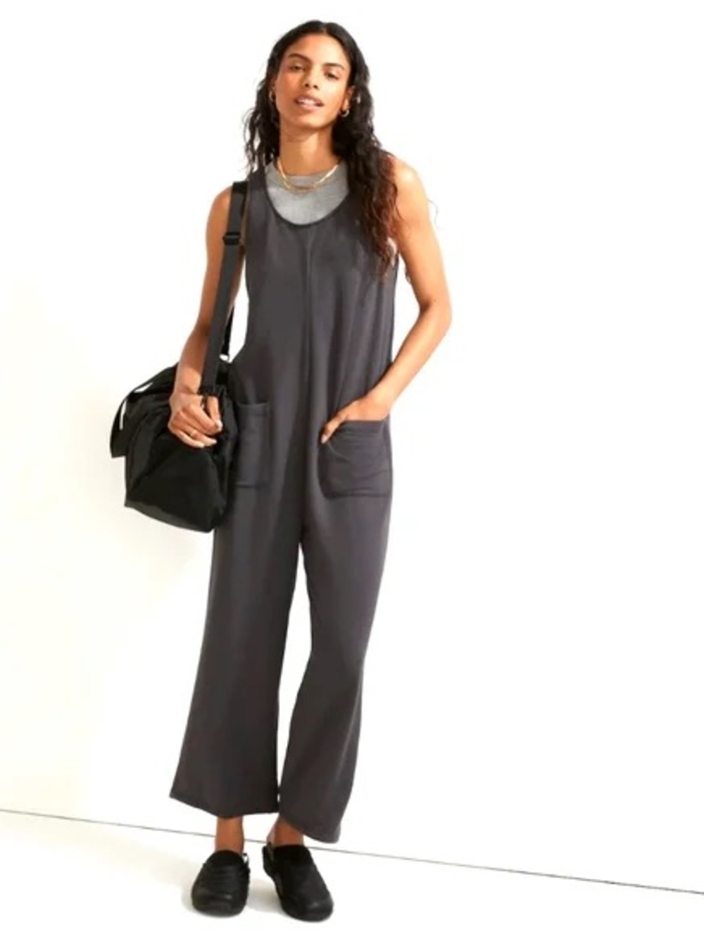Madewell MWL Jumpsuit Charcoal